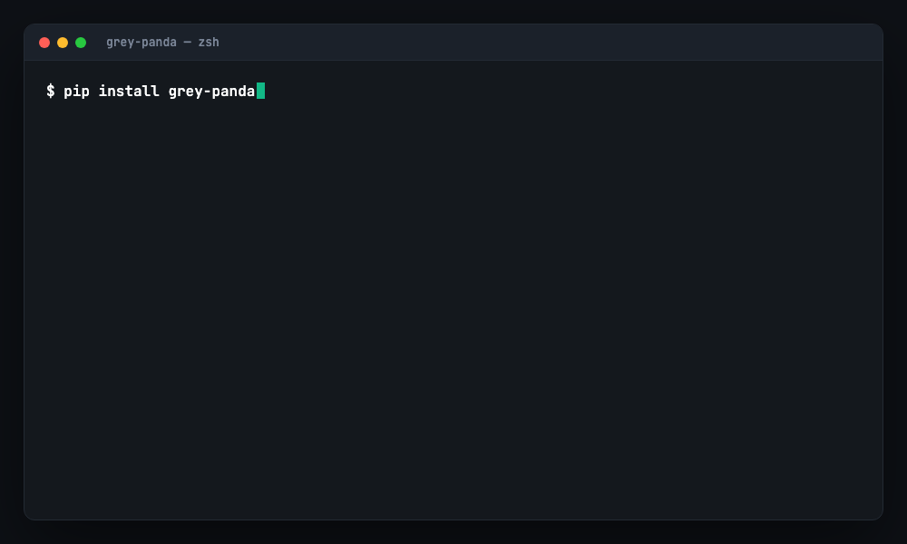 Grey Panda scanning a vulnerable app, then the same app rebuilt clean